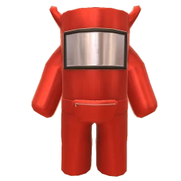 Cosmos Cartoon Astronaut Costume (Red)