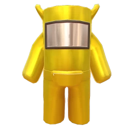 Cosmos Cartoon Astronaut Costume (Yellow)