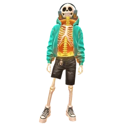 Cosmos Skeleton Skater Costume