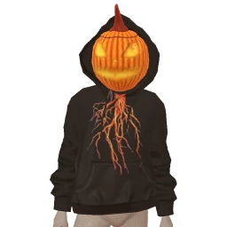 Cosmos Haunted Pumpkin Head And Hoodie
