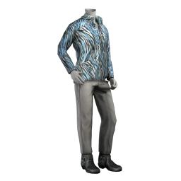 Cosmos Blue Tiger Outfit