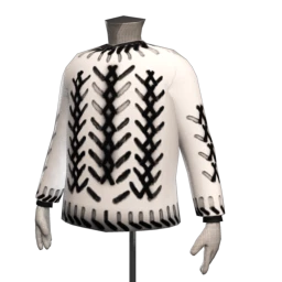 Cut Out Couture Chevron Top - Blanc