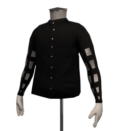 Cut Out Couture Cage Shirt - Noir