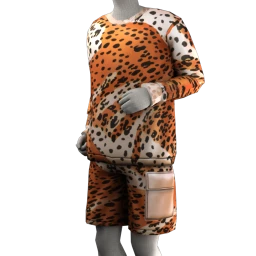 Cruz Ziggy Print Outfit with Patch Pocket