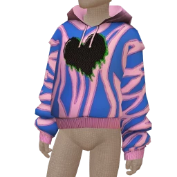 Cruz Kidult Melting Heart Hoodie