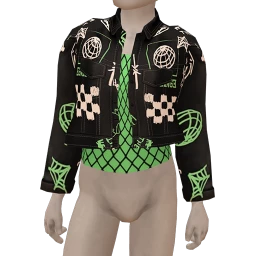 Delirious Rewrite the Book Layered Jacket and T-shirt