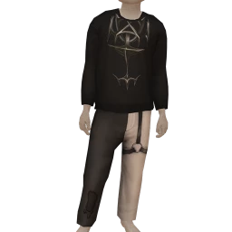 Delirious Ghostly Faces Outfit