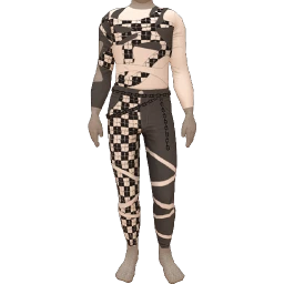 Delirious Kingdom Below Outfit (Checkprint)