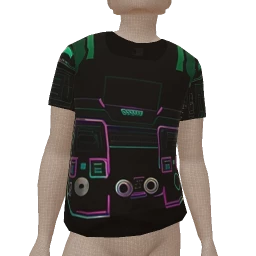 Delirious Pixel Harmony Techno T-Shirt