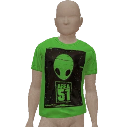 Delirious Aliens In The Area Green T-Shirt