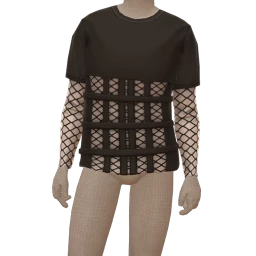 Delirious Modern Night Crop Tee (Black)