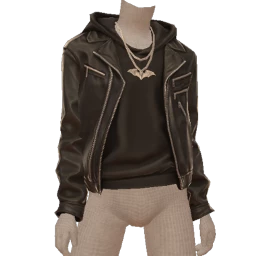 Delirious Rebel Biker And Hoodie