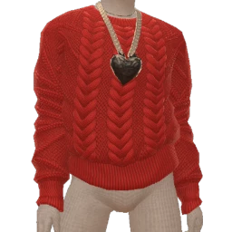 Delirious Scarlet Snuggle Knitted Chunky Sweater