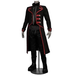 Phantom Officer Long Coat