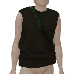 Ikon Elite Green Glow Chain Black T-Shirt