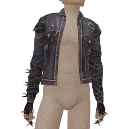 Delirious Distressed Denim Belted Shirt