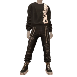 Delirious Dalmatian Punk Outfit