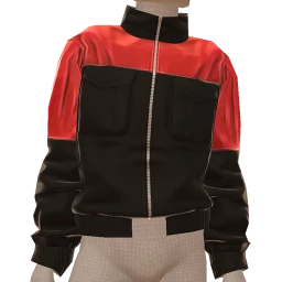 Delirious Red Punk Racer Top