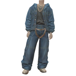 Delirious Max Oversize Denim Jacket And Jeans Combo