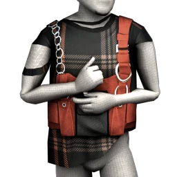 Delirious Tartan Goth T-Shirt