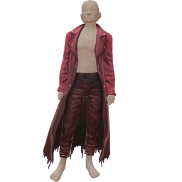 Delirious Vampire Red Leather Outfit