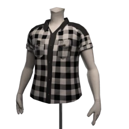 Dolly Bop Grey Checkered Shirt