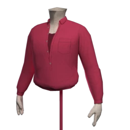 Front Row Relaxed Cotton Shirt with Inner Vest