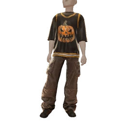 Drop Science Scary Pumpkin Basketball Jersey Outfit