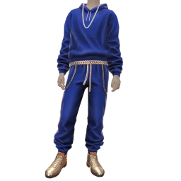 Drop Science Blue Silver Chain Tracksuit