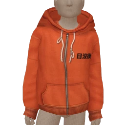 Drop Science Tangerine Oversized Hoodie