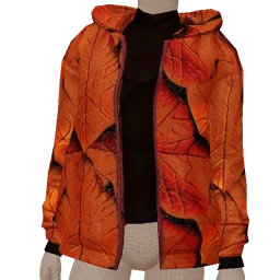 Drop Science Leaf Print Hoodie