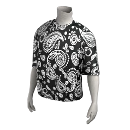 Drop Science Monochrome Boteh T-Shirt