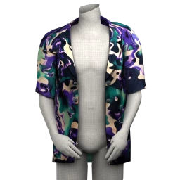 Drop Science Multicoloured Camo Shirt