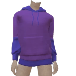 Drop Science Bright Violet And Blue Hoodie