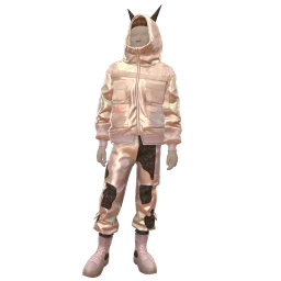 Drop Science Metallic Bun Outfit