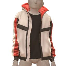 Drop Science White Racer Hooded Jacket