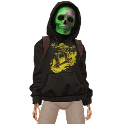 Drop Science Skeleton Bone Hoodie