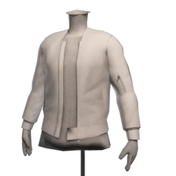 Drop Science White Bomber Jacket