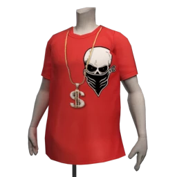 Drop Science Dolla Sign Pendant - Red