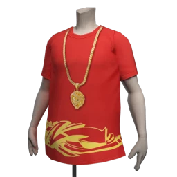 Drop Science Ferocious King Pendant - Red