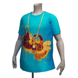 Drop Science Golden Mic Pendant - Blue