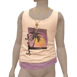 USAesthetics Tropical Sunset T-Shirt