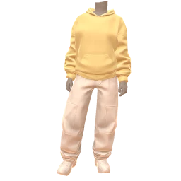 Drop Science Lemon Meringue Baggy Hoodie Outfit