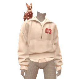 Drop Science Swirlie's Puppy White Hoodie