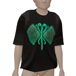 Drop Science Neon Green Motif T-Shirt