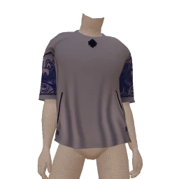 Delirious Dark Silver Blue Magic Symbols T-Shirt