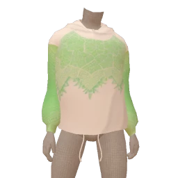 Prevail Neon Green Print Sweater