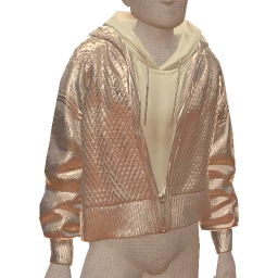 Drop Science Silver Snake Skin Hoodie