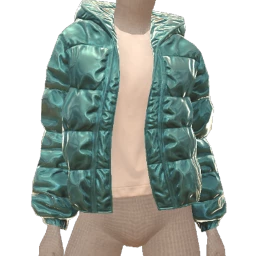 Drop Science Shiny Snow Puffer Jacket