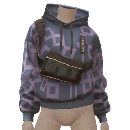 Drop Science Glitch Wave Sweater And Leather Crossbody Bag